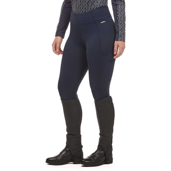 Kerrits Thermo Tech 2.0 Full Leg Ladies Winter Tights - Navy
